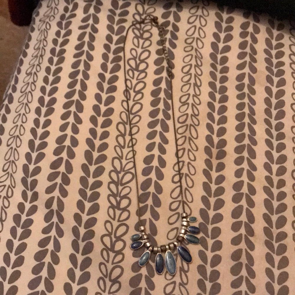 Blue necklace
